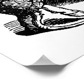 Alice in Wonderland, Griffin, Mock Turtle Poster (Hoek)