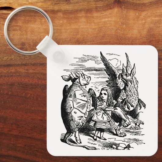 Alice in Wonderland, Griffin, Mock Turtle Sleutelhanger (Voorkant)