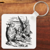 Alice in Wonderland, Griffin, Mock Turtle Sleutelhanger (Achterkant)