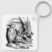 Alice in Wonderland, Griffin, Mock Turtle Sleutelhanger (Achterkant)