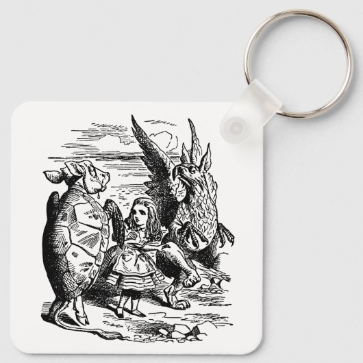 Alice in Wonderland, Griffin, Mock Turtle Sleutelhanger (Achterkant)
