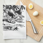 Alice in Wonderland, Griffin, Mock Turtle Theedoek (Quarter Fold)