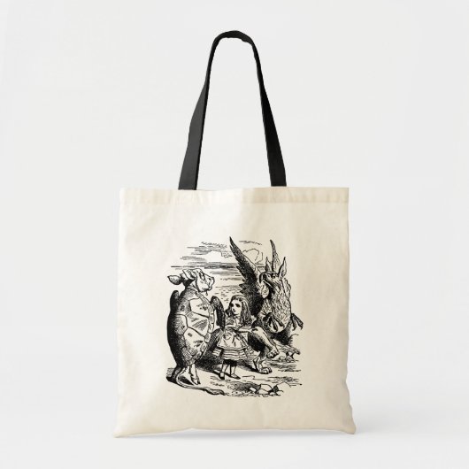  Alice in Wonderland, Griffin, Mock Turtle Tote Bag (Voorkant)