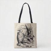 Alice in Wonderland, Griffin, Mock Turtle Tote Bag (Voorkant)