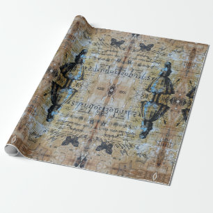 Alice in wonderland grillig cadeaupapier