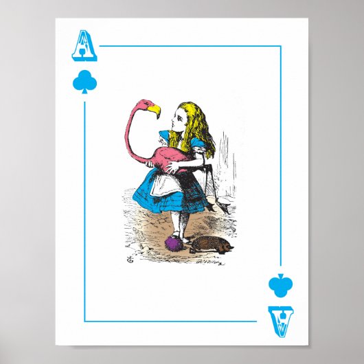 Alice in Wonderland - Groot Speelkaart Poster (Voorkant)