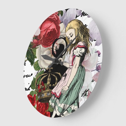 Alice in Wonderland Grote Klok (Hoek)