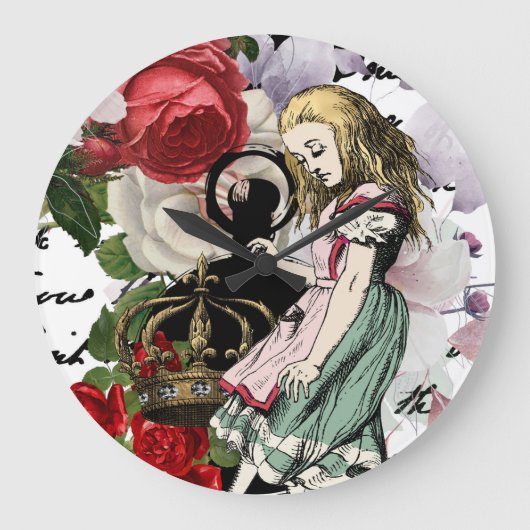 Alice in Wonderland Grote Klok (Voorkant)