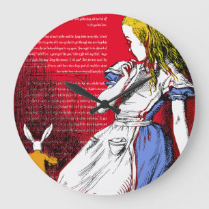 Alice in Wonderland Grote Klok