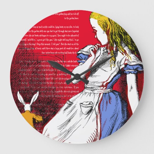 Alice in Wonderland Grote Klok (Voorkant)