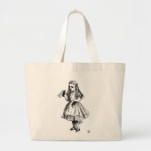 Alice in Wonderland Grote Tote Bag (Voorkant)
