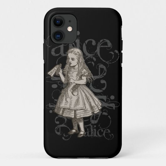 Alice in Wonderland Grunge Case-Mate iPhone Case (Achterkant)