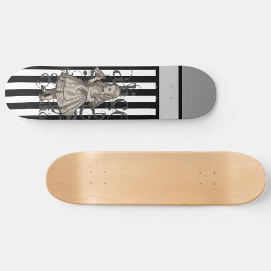 Alice in Wonderland Grunge Skateboard (Horizontaal)