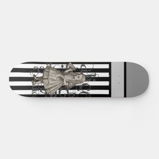 Alice in Wonderland Grunge Skateboard (Horizontaal)