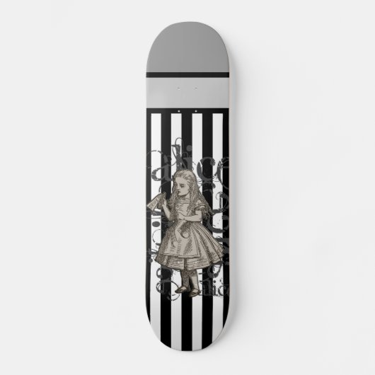 Alice in Wonderland Grunge Skateboard (Voorkant)