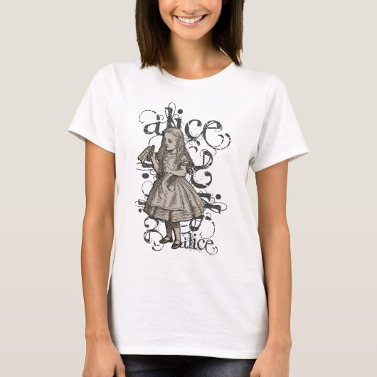 Alice in Wonderland Grunge T-shirt (Voorkant)