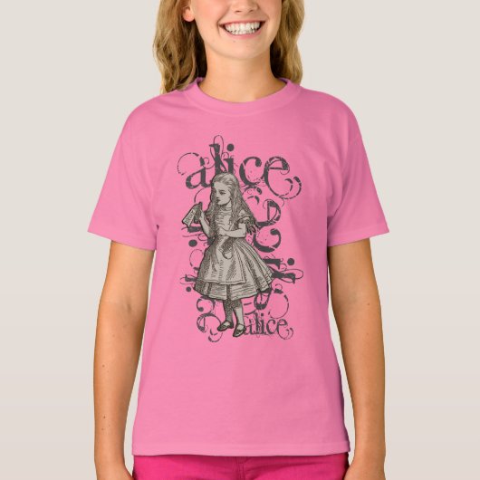 Alice in Wonderland Grunge T-shirt (Voorkant)