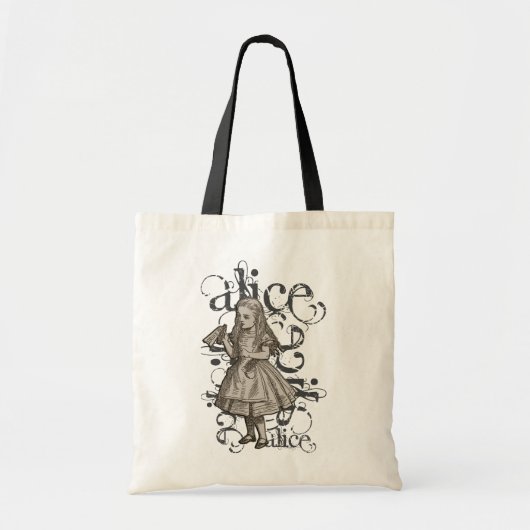 Alice in Wonderland Grunge Tote Bag (Voorkant)