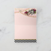 Alice in Wonderland Hartelijk dank Bedankkaart (Binnen)