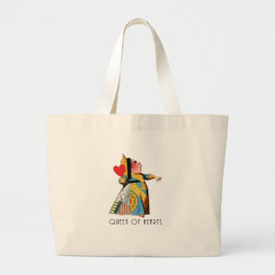 Alice in Wonderland Hartenkoningin Grote Tote Bag
