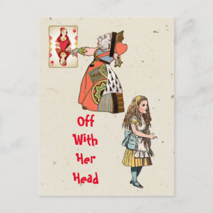 Alice in Wonderland - Hartenvrouw Briefkaart