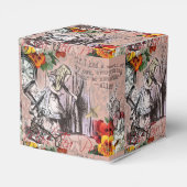 Alice in Wonderland Hatter en Rabbit Bedankdoosjes (Achterkant)