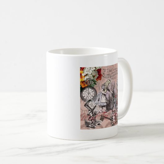 Alice in Wonderland Hatter en Rabbit Koffiemok (Voorkant rechts)
