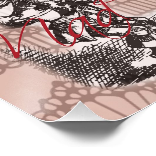 Alice in Wonderland Hatter en Rabbit Poster (Hoek)