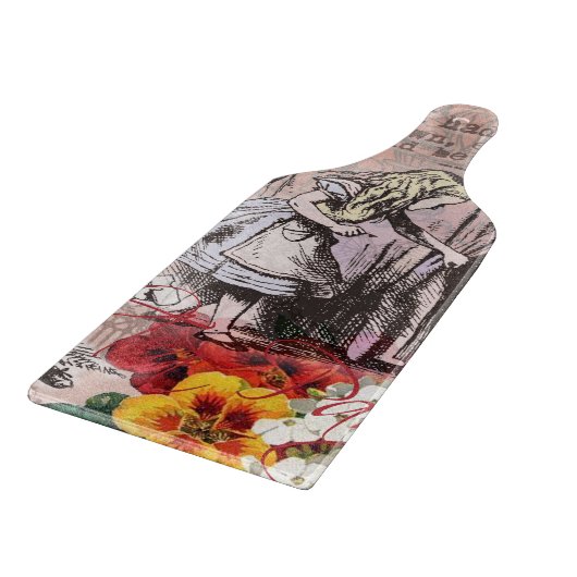 Alice in Wonderland Hatter en Rabbit Snijplank (Hoek)