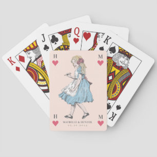 Alice in Wonderland Heart Playkaart Pokerkaarten