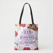 Alice in Wonderland - heb ik Mad gewonnen? Tote Bag (Voorkant)