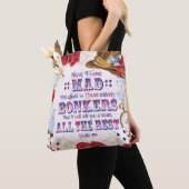 Alice in Wonderland - heb ik Mad gewonnen? Tote Bag (Dichtbij)
