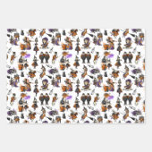 Alice in Wonderland Heksen Konijnen Mad Hatter Inpakpapier Vel (Voorkant)