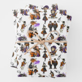 Alice in Wonderland Heksen Konijnen Mad Hatter Inpakpapier Vel (In situ)
