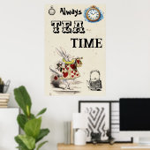 Alice in Wonderland - Herald - Tea Time Poster (Thuiskantoor)