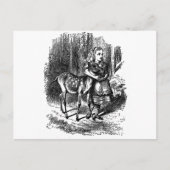  Alice in Wonderland - herten die bambi-printen Briefkaart (Voorkant)