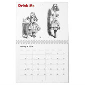 Alice in Wonderland, het Jaar in Afbeeldingen Kalender (Jan 2026)