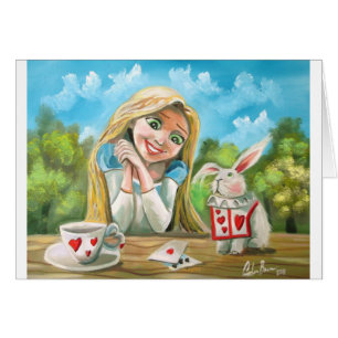 Alice in wonderland, het witte konijn Gordon Bruce