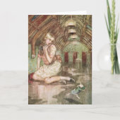 Alice in Wonderland Het Witte Konijn Kaart (Voorkant)