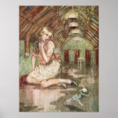 Alice in Wonderland Het Witte Konijn Poster (Voorkant)