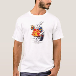 Alice in Wonderland Het witte konijn van Tenniel T-shirt