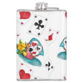 Alice in Wonderland Heupfles (Achterkant)