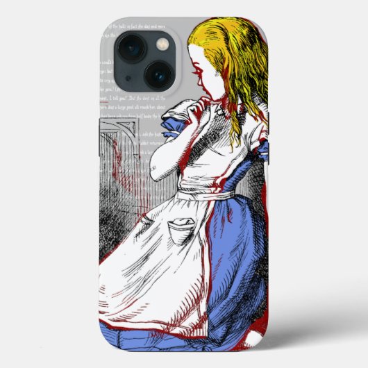 Alice in Wonderland Hoesje-Mate iPhone Case (Achterkant)
