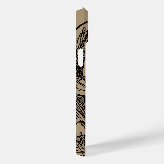  Alice in Wonderland Hookah Caterpijler Case-Mate iPhone Case (Achterkant / Rechts)