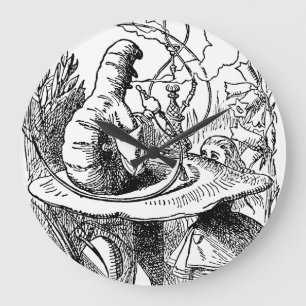  Alice in Wonderland Hookah Caterpijler Grote Klok