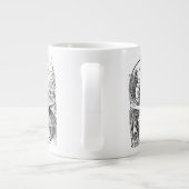 Alice in Wonderland Hookah Caterpijler Grote Koffiekop (Achterkant)