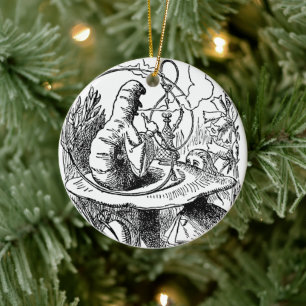 Alice in Wonderland Hookah Caterpijler Keramisch Ornament