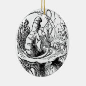  Alice in Wonderland Hookah Caterpijler Keramisch Ornament (Rechts)