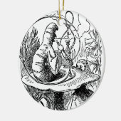  Alice in Wonderland Hookah Caterpijler Keramisch Ornament (Links)