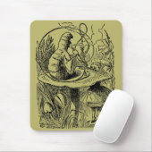  Alice in Wonderland Hookah Caterpijler Muismat (Met muis)